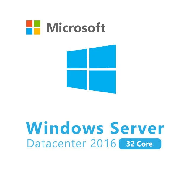 Microsoft Windows Server 2016 Datacenter — Genuine Product Key | 32-Core | Instant Delivery